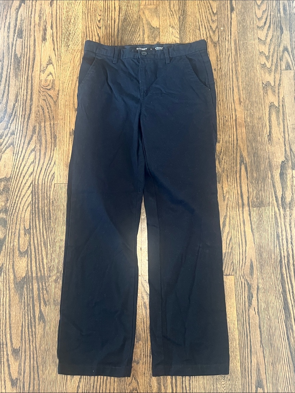 Old Navy Boys Black Straight-Leg Pants